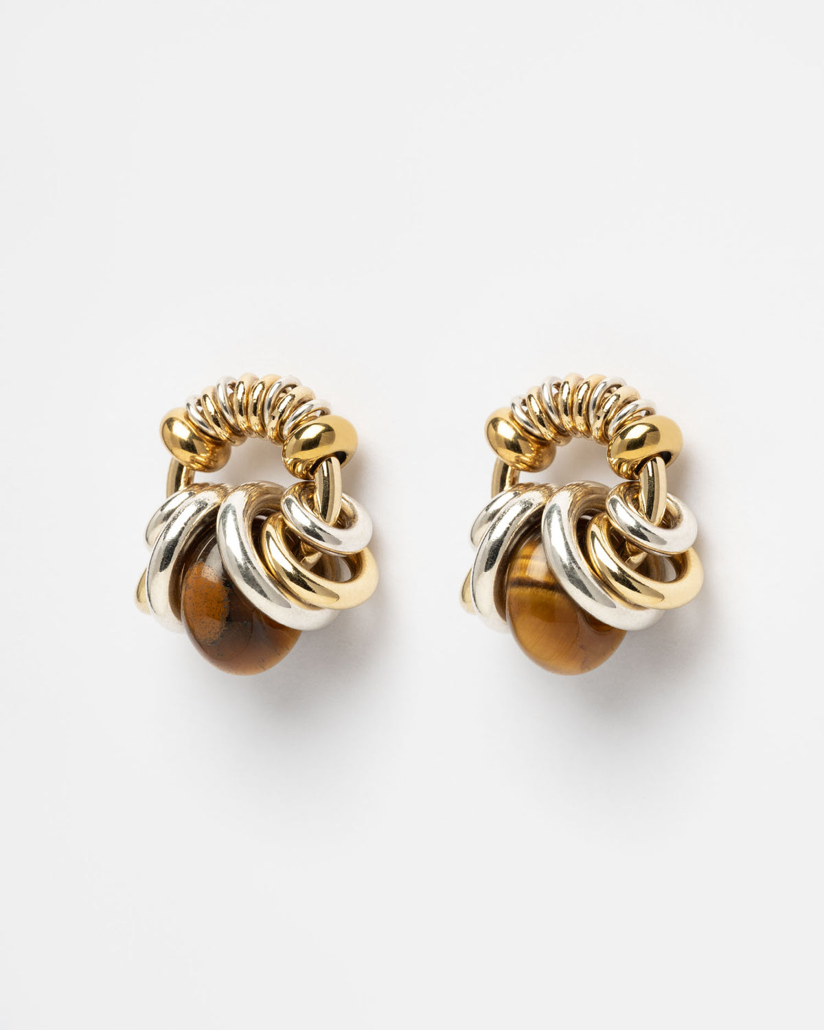 Solid Camel Donut Earrings