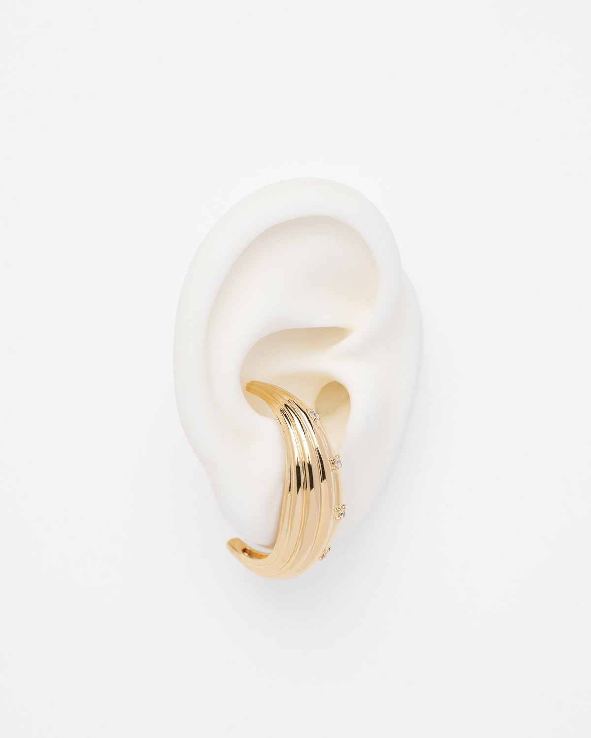 Boucle d'oreille Moon Or & Shiny