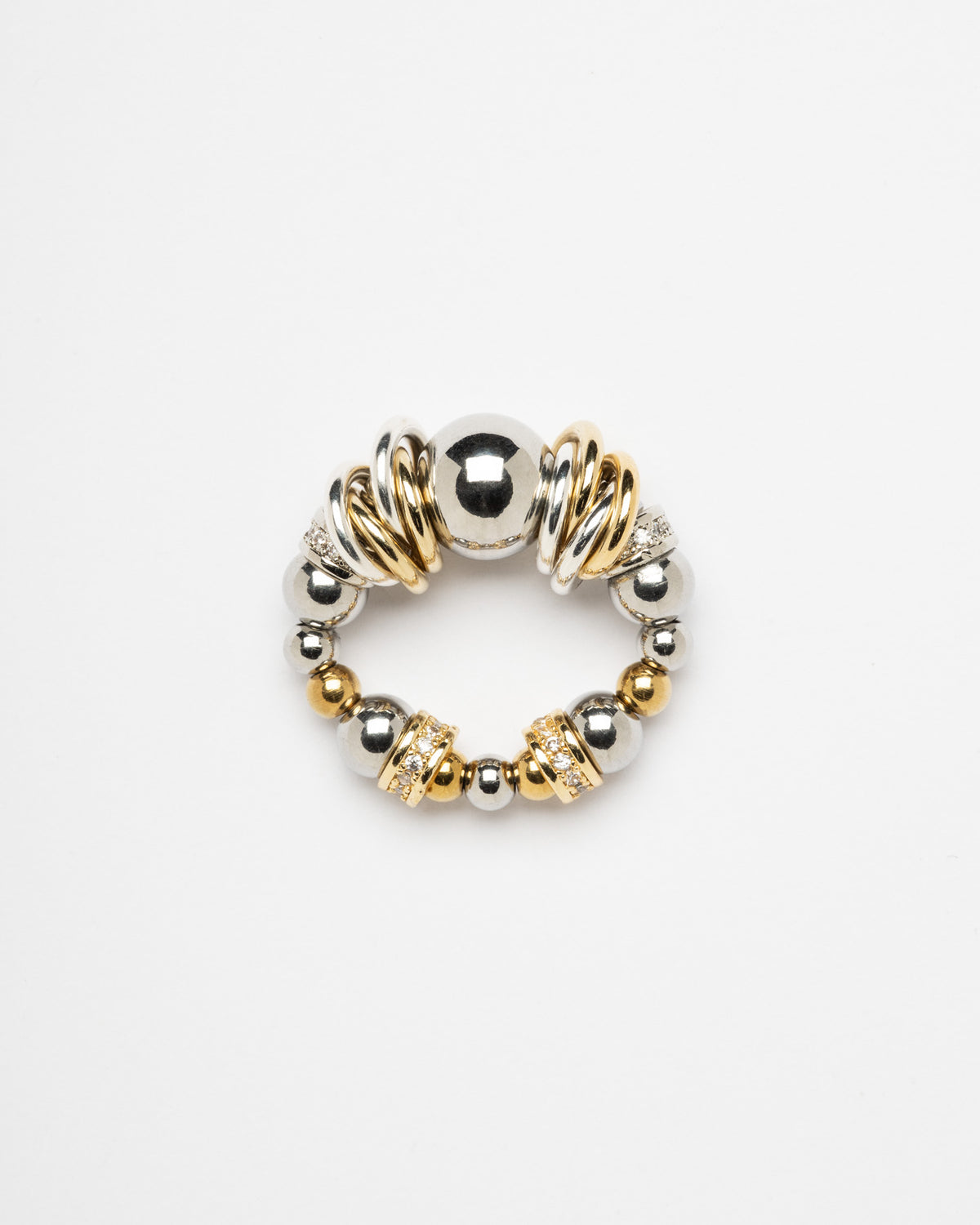 Neptune Gold & Silver Ring