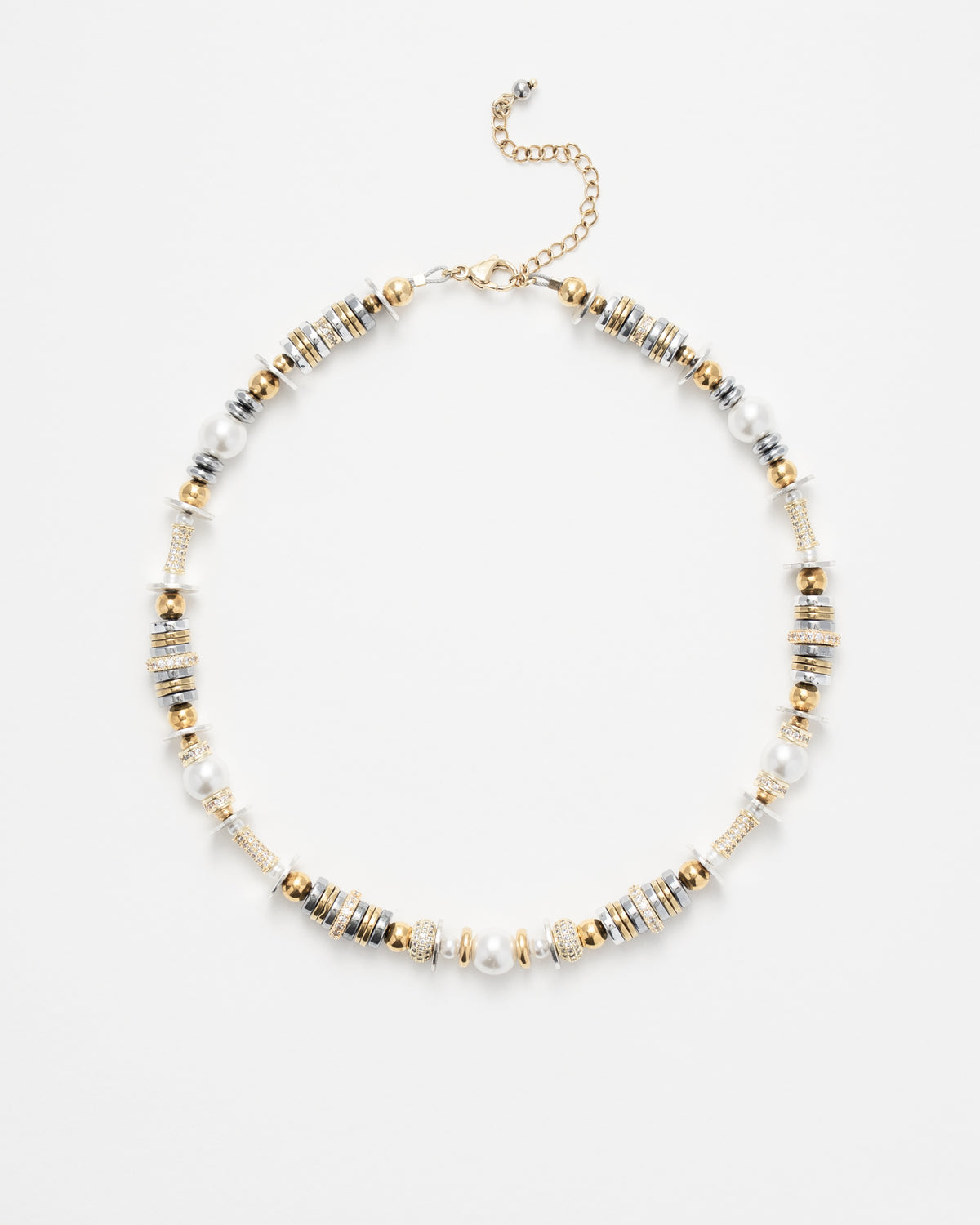 Collar Nefertiti de perlas nuevo