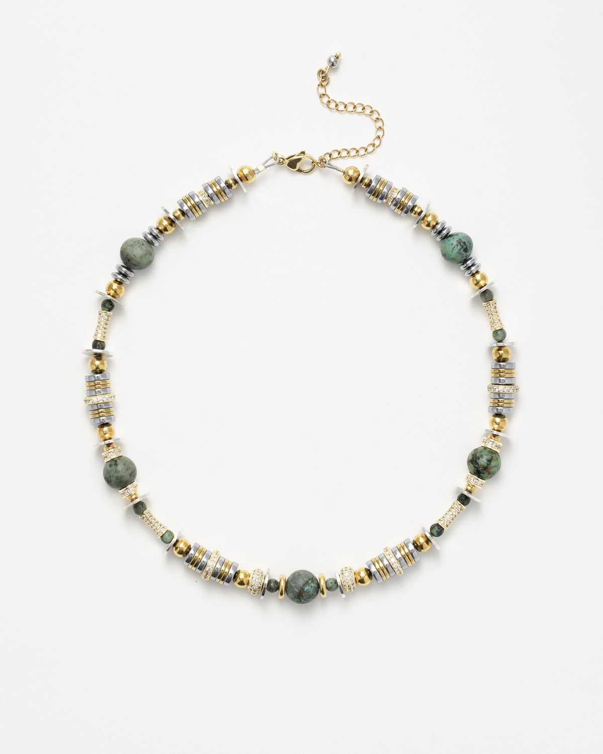 Collar New Nefertiti Verde