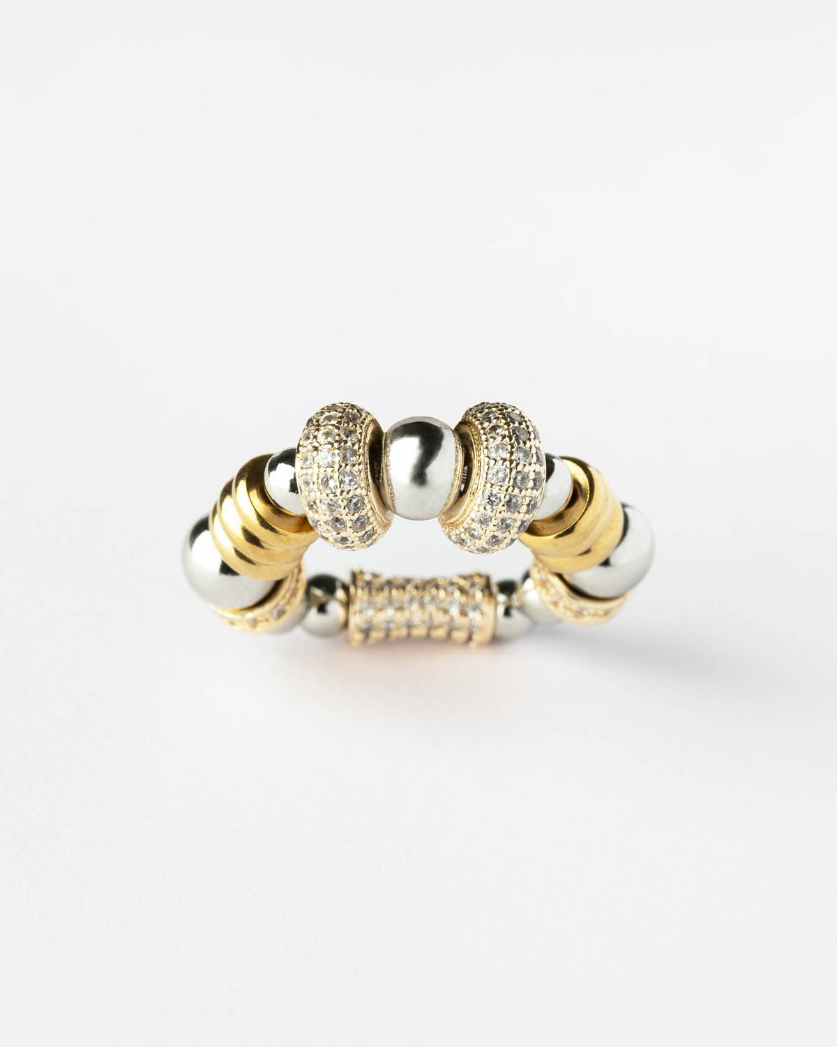 Bague Nefertiti Doré Double