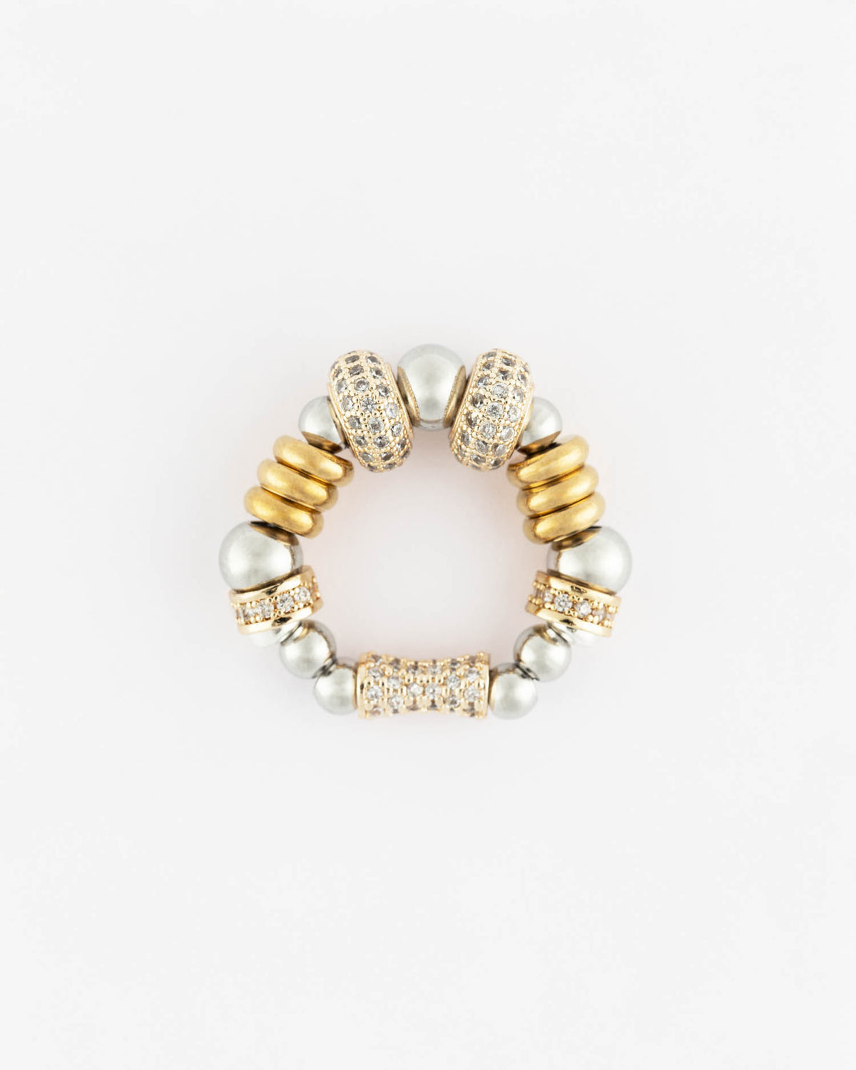 Bague Nefertiti Doré Double