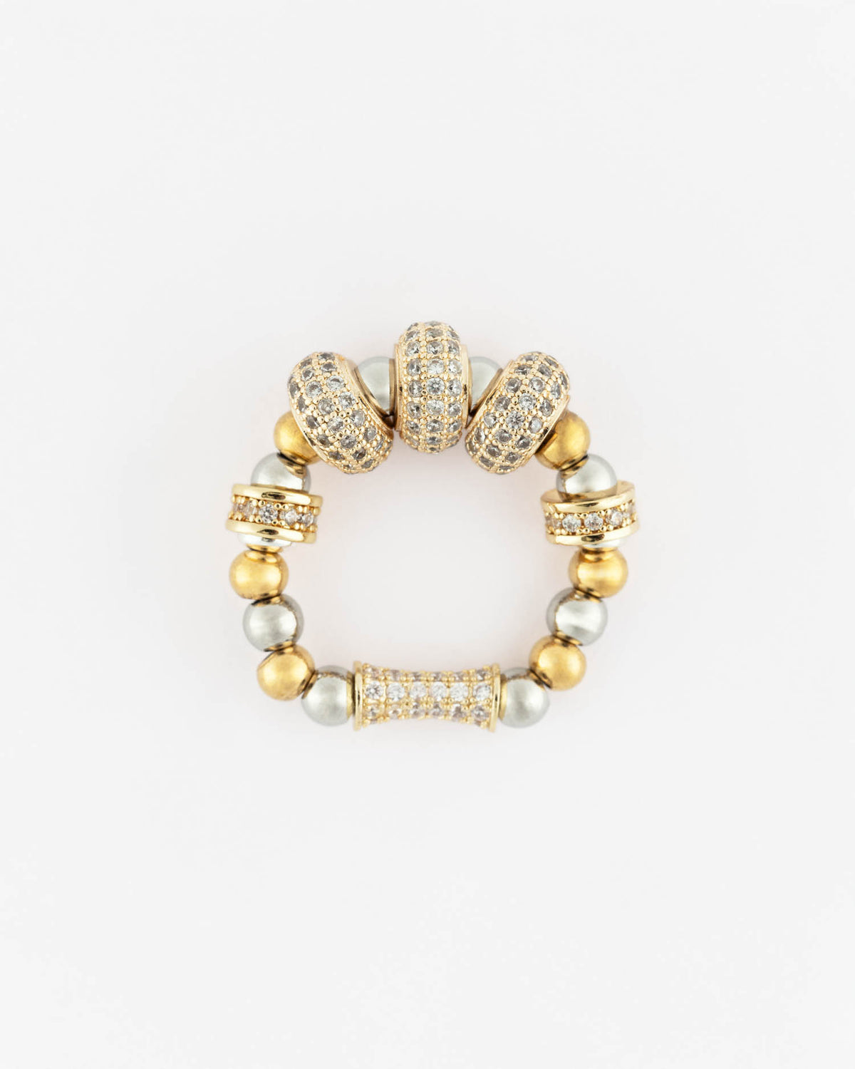 Bague Nefertiti Doré Triple