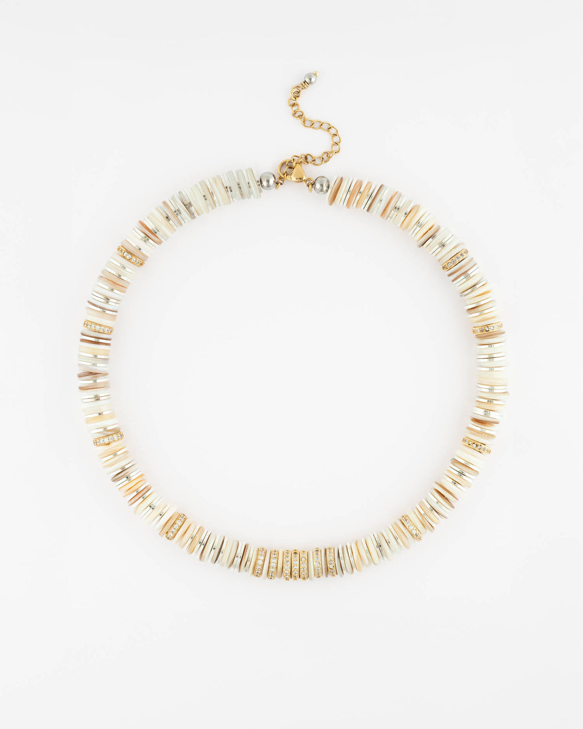 Collar Arandela Crema