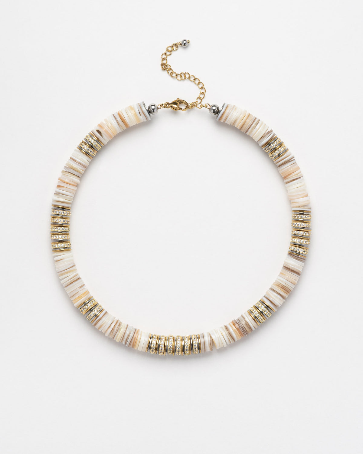 Collar Sculpt Rondelle Crema