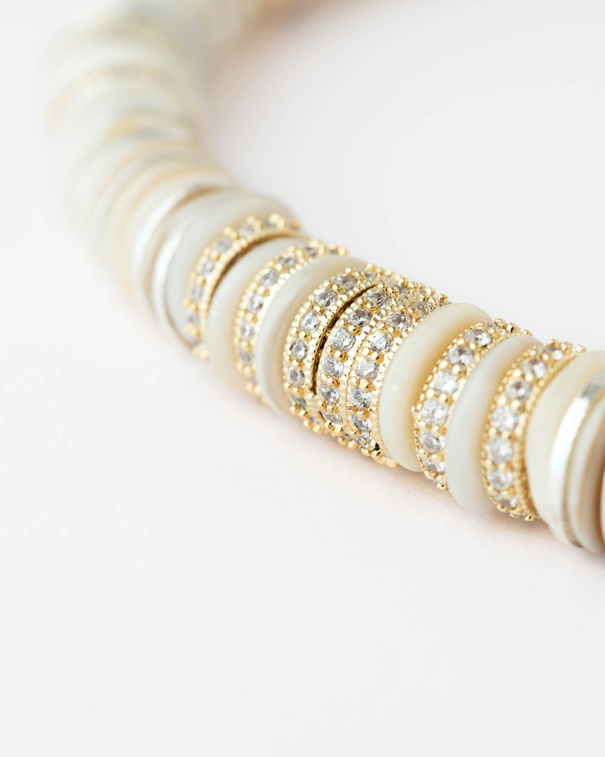 Collar Arandela Crema