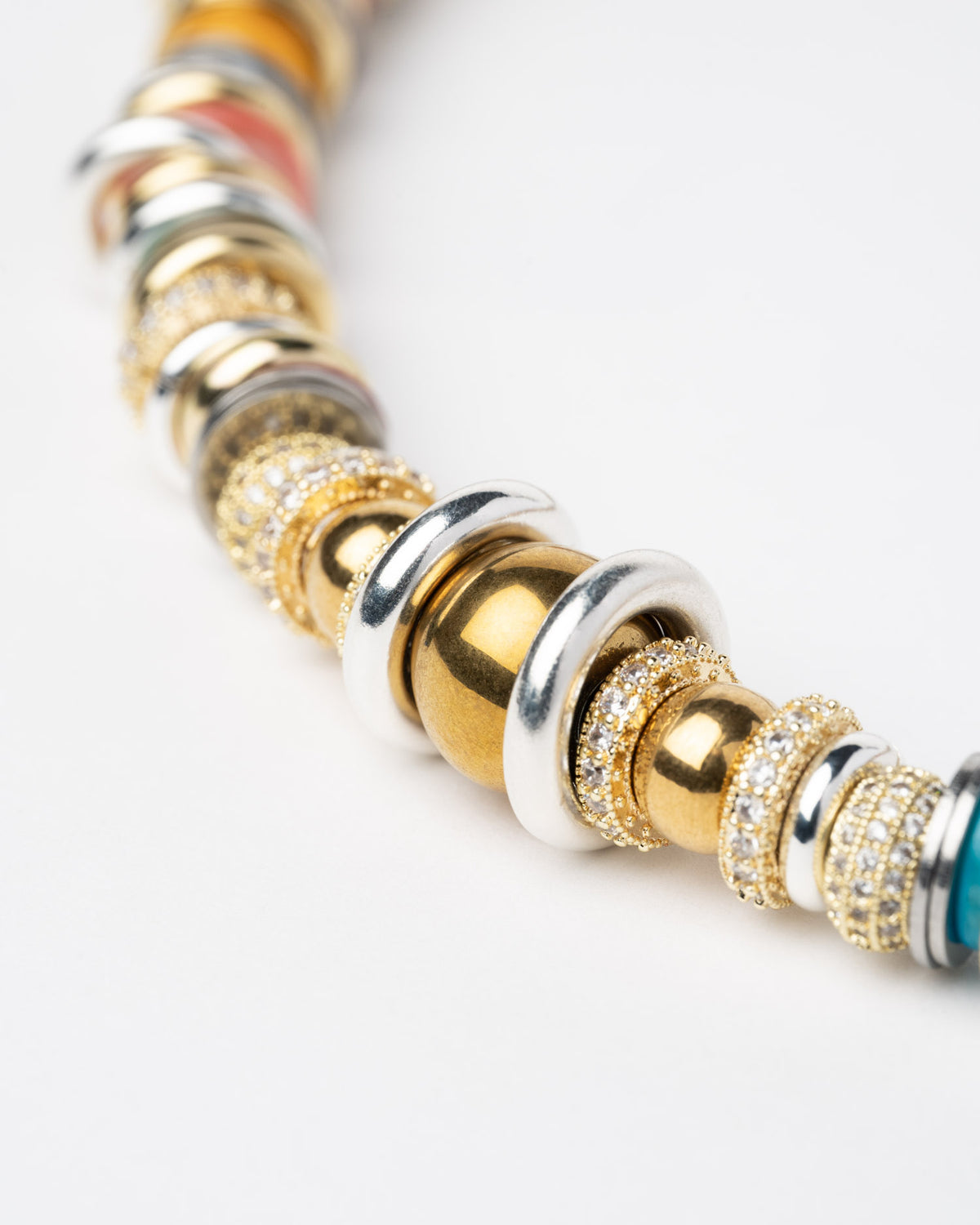 Collar Twist Rondelle Multicolor
