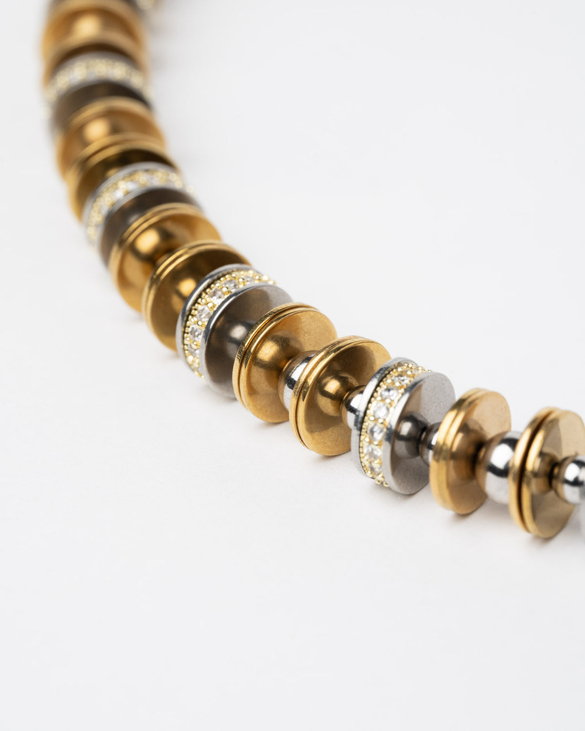 Collier Helios Or & Argent