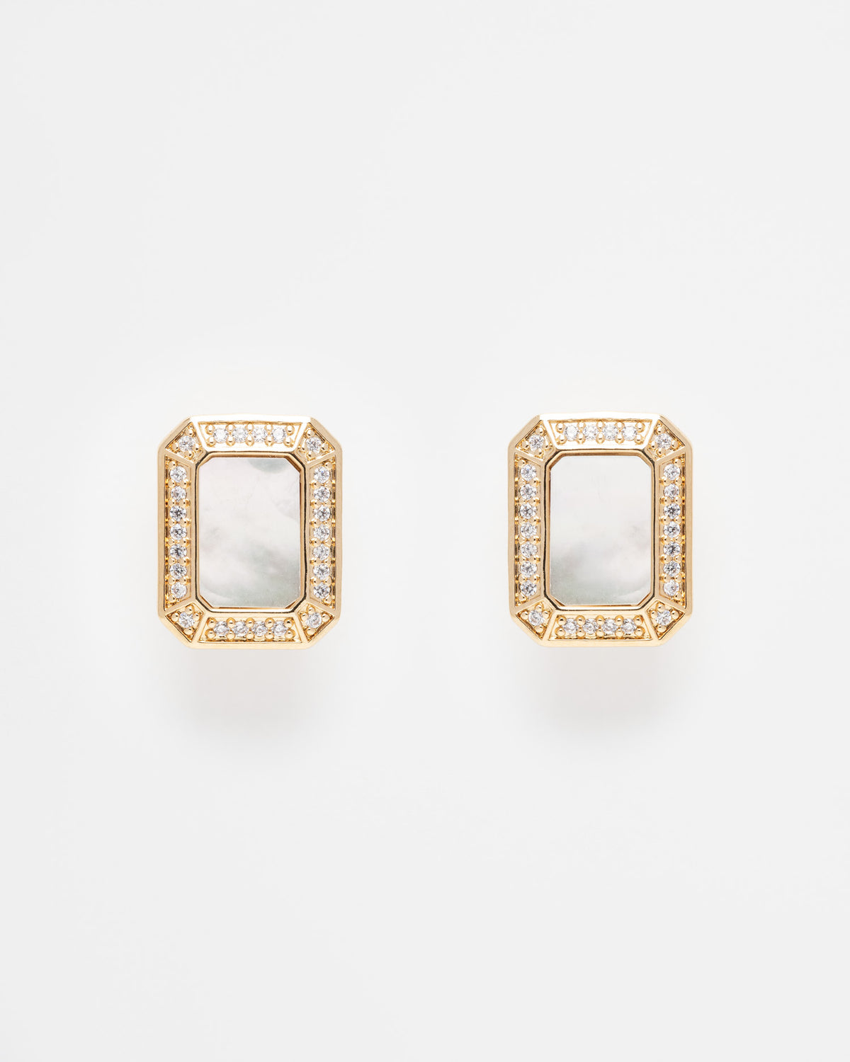 Boucles d'oreilles Aura Cream