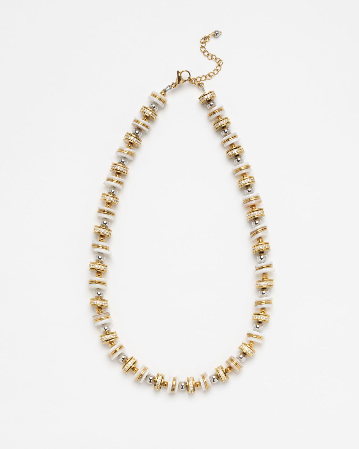 Collier Helios Blanc