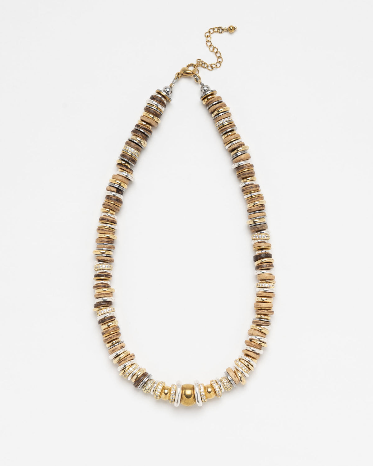 Collar Twist Rondelle Camel