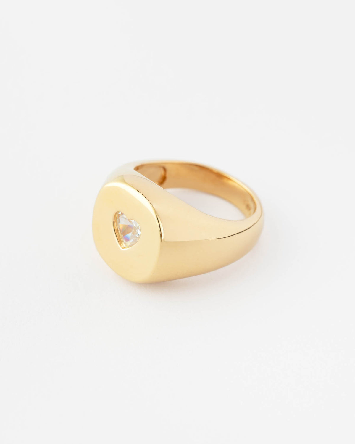 Anillo CORAZÓN BLANCO