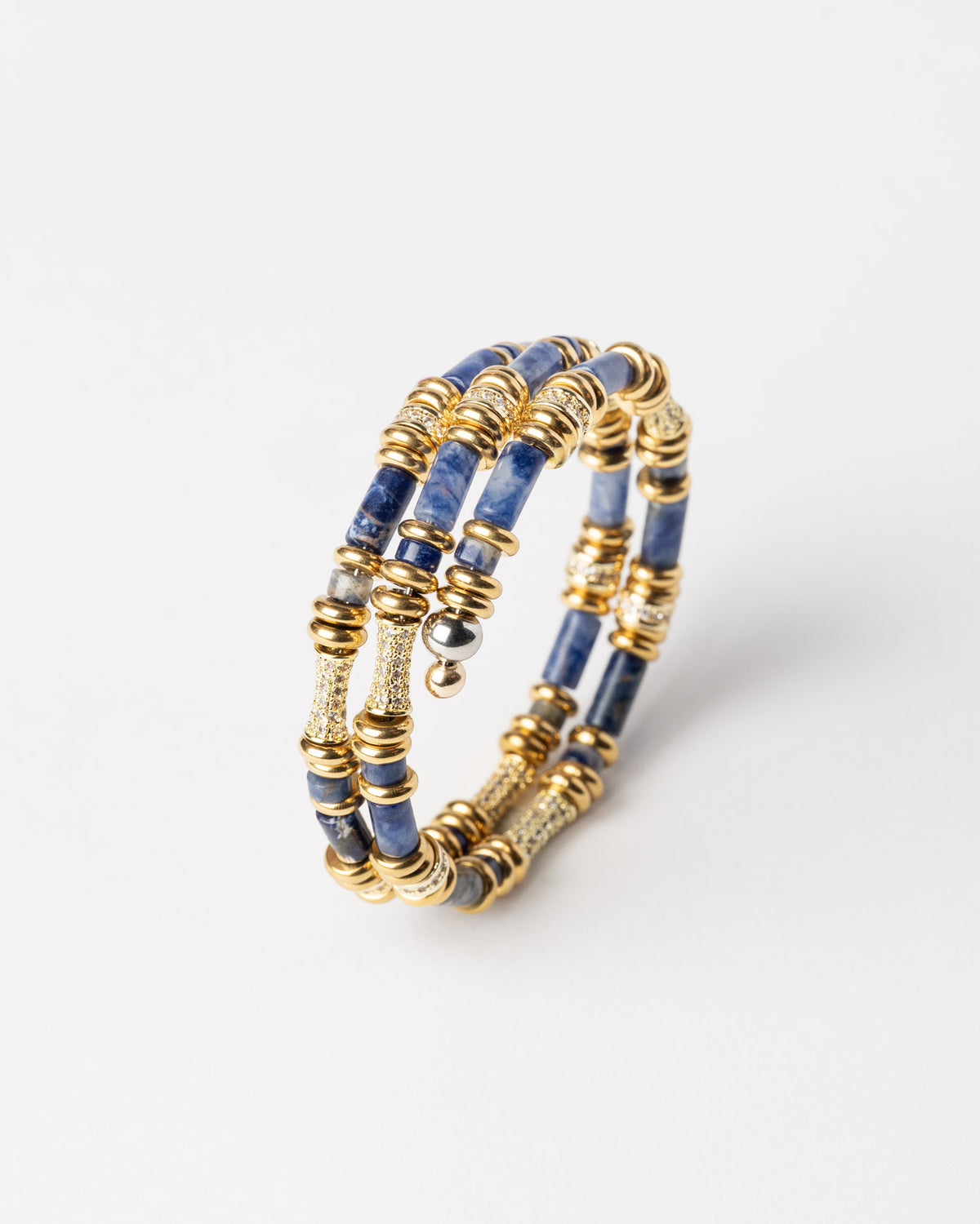 Bracelet Yara Shiny Bleu