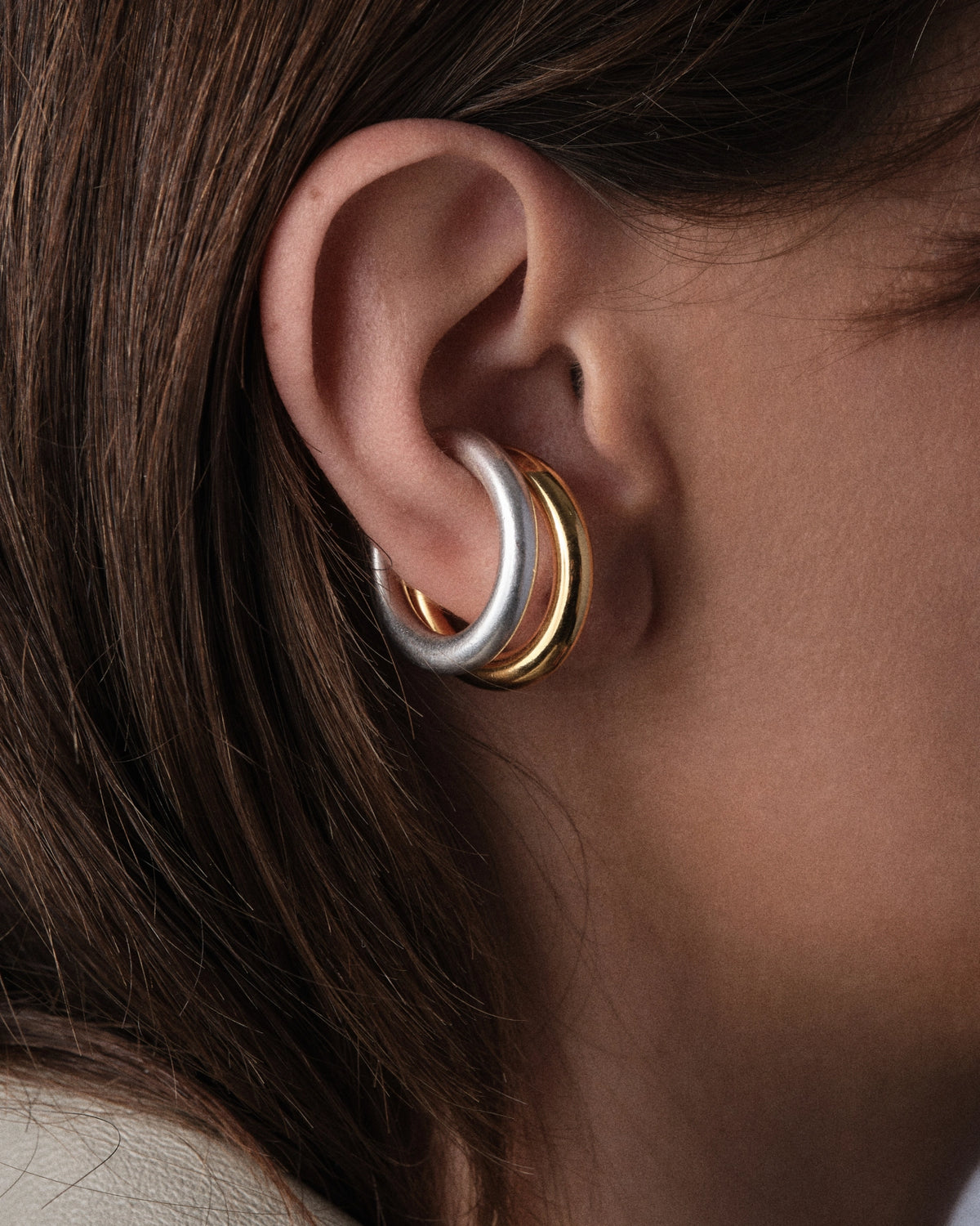 Earcuff Hoops Or